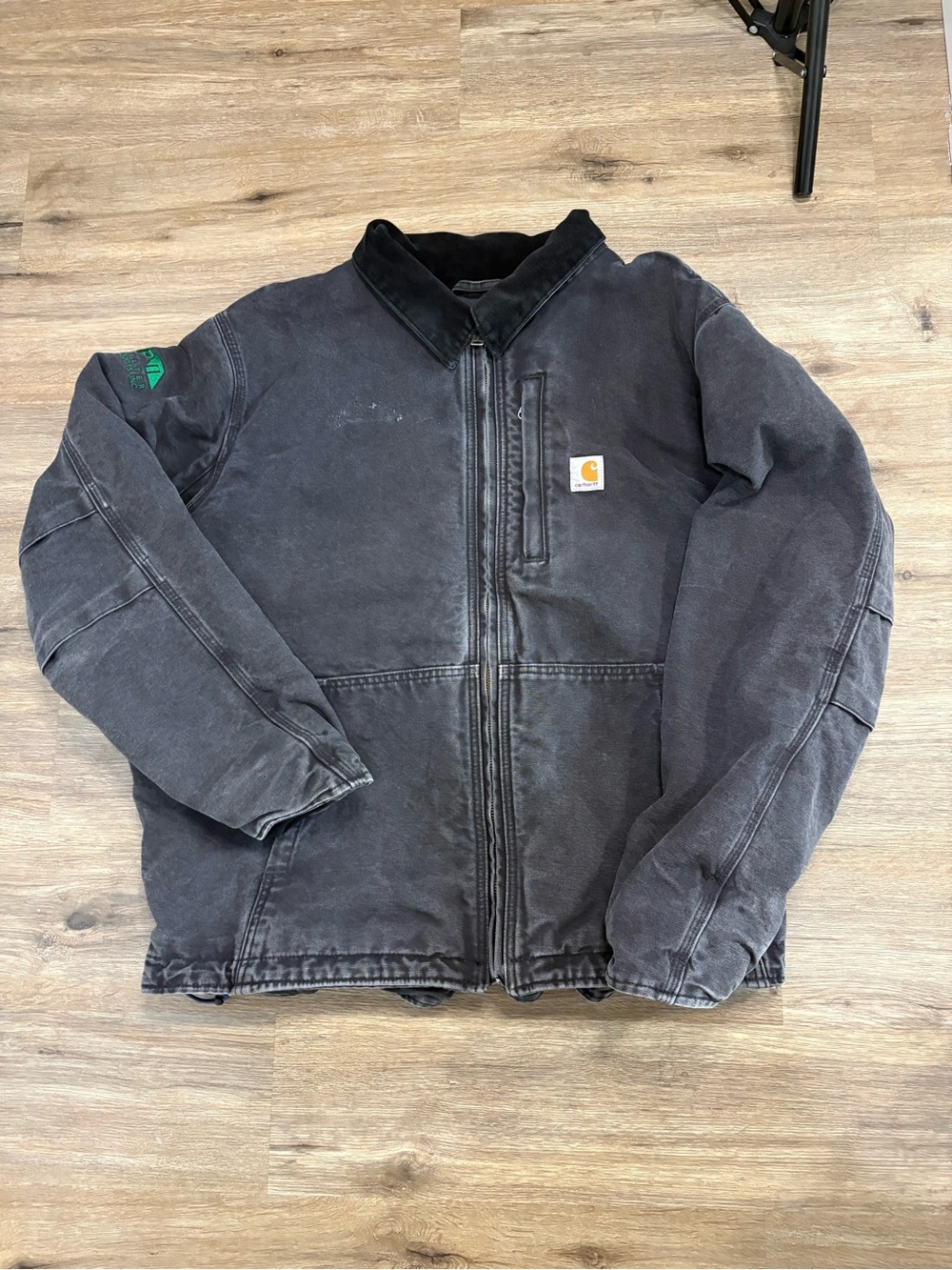 Carhartt Full Swing Armstrong Jacket Men’s XL Regular Black Sherpa Lined 102359